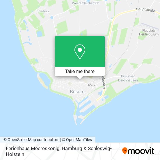 Ferienhaus Meereskönig map