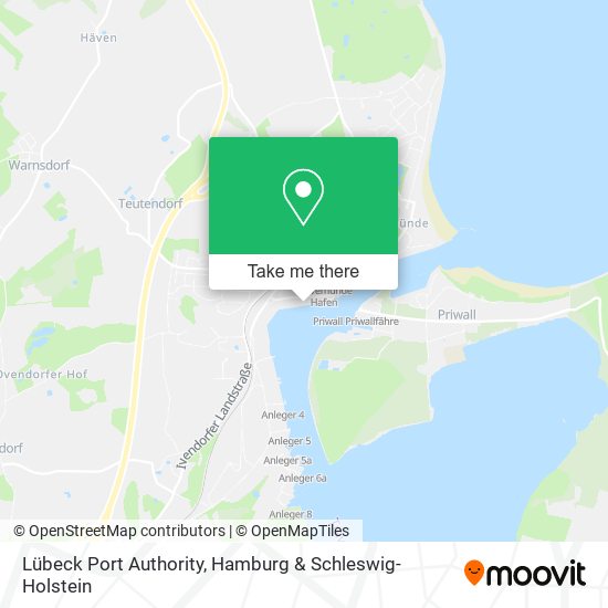 Lübeck Port Authority map