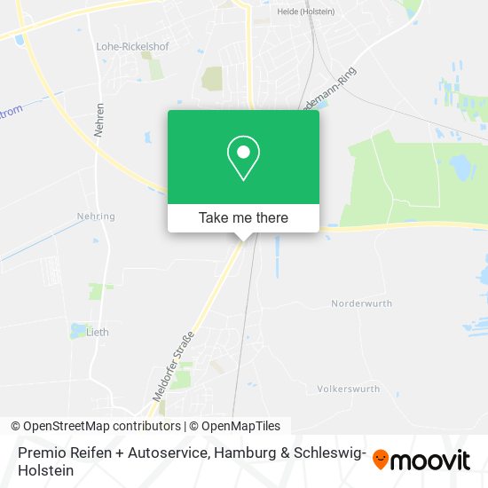 Premio Reifen + Autoservice map
