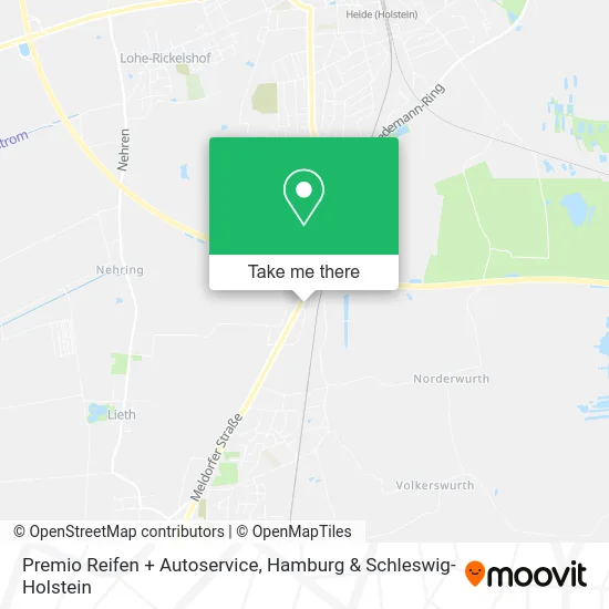 Карта Premio Reifen + Autoservice