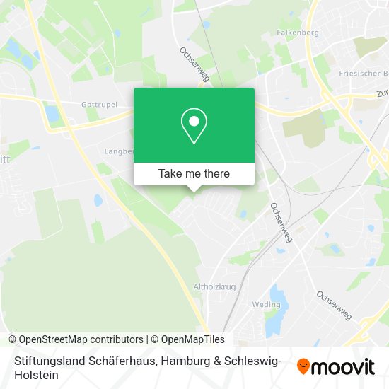 Stiftungsland Schäferhaus map