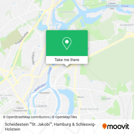 Карта Scheidestein ""St. Jakobi""