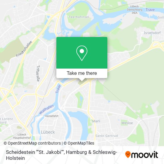 Scheidestein ""St. Jakobi"" map