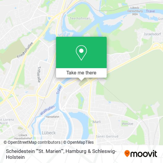 Scheidestein ""St. Marien"" map