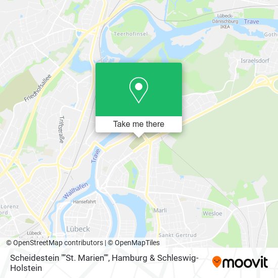 Scheidestein ""St. Marien"" map