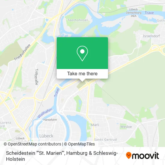 Scheidestein ""St. Marien"" map