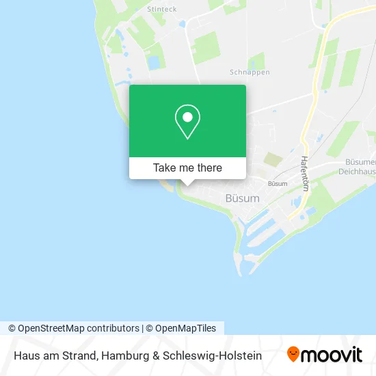 Haus am Strand map