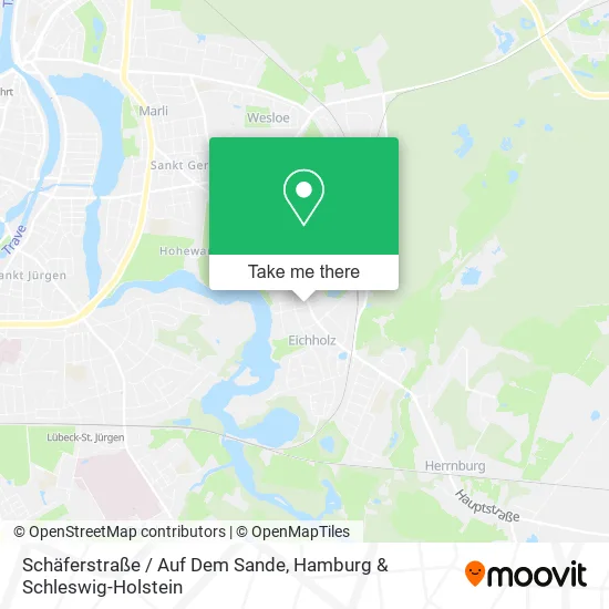 Карта Schäferstraße / Auf Dem Sande