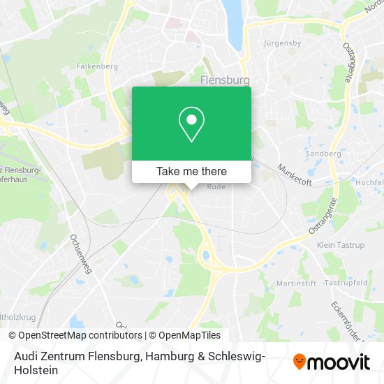 Audi Zentrum Flensburg map