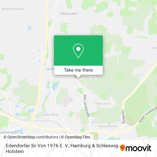 Карта Edendorfer Sv Von 1976 E. V.