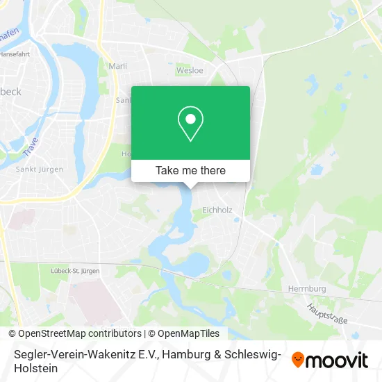 Карта Segler-Verein-Wakenitz E.V.
