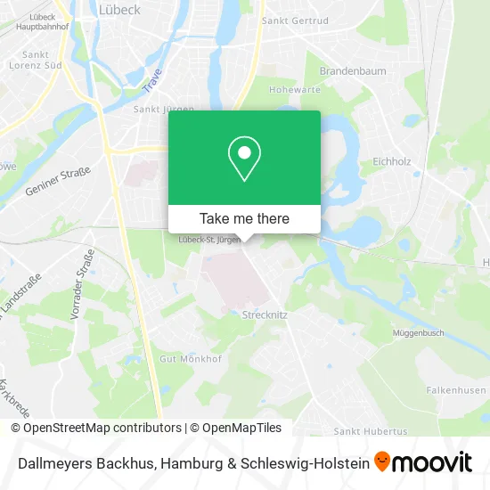 Карта Dallmeyers Backhus