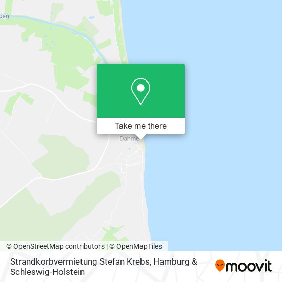 Strandkorbvermietung Stefan Krebs map