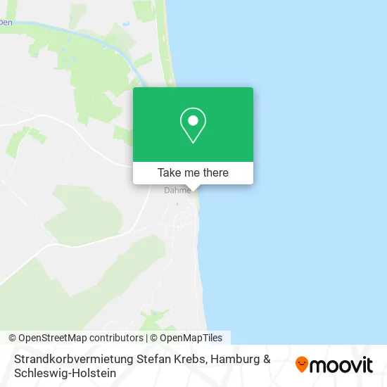 Карта Strandkorbvermietung Stefan Krebs