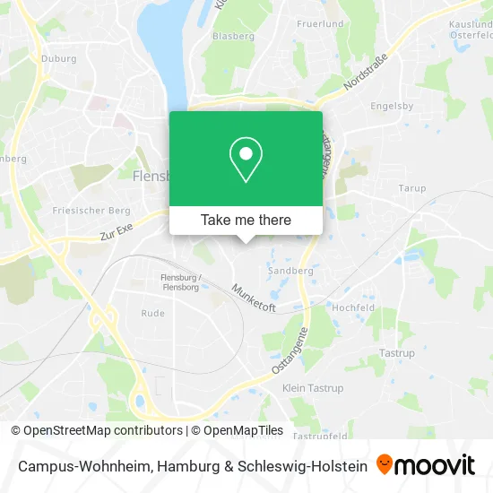 Карта Campus-Wohnheim