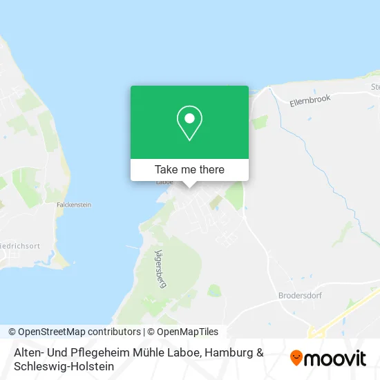 Карта Alten- Und Pflegeheim Mühle Laboe