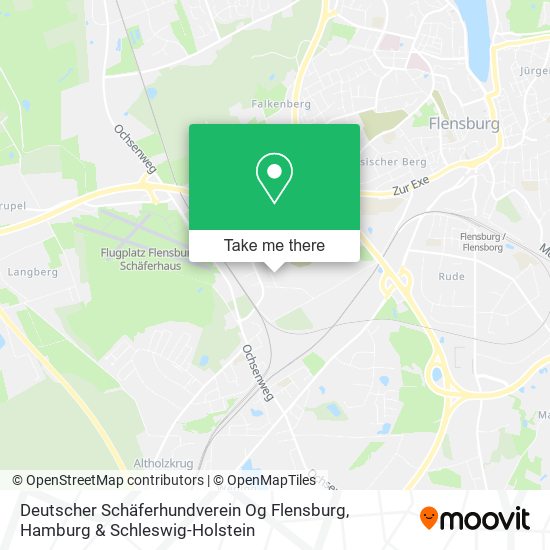 Карта Deutscher Schäferhundverein Og Flensburg