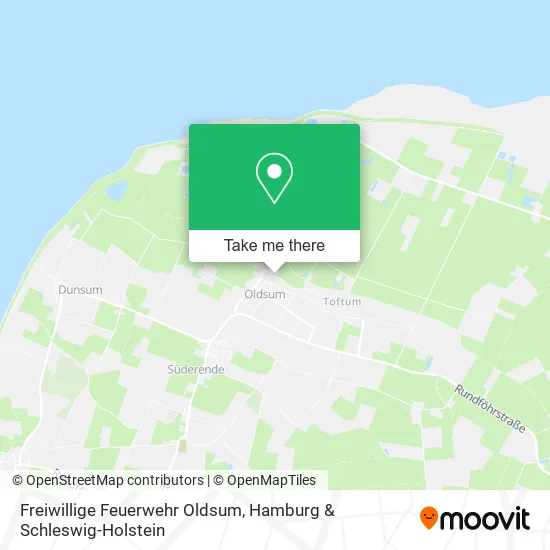 Карта Freiwillige Feuerwehr Oldsum