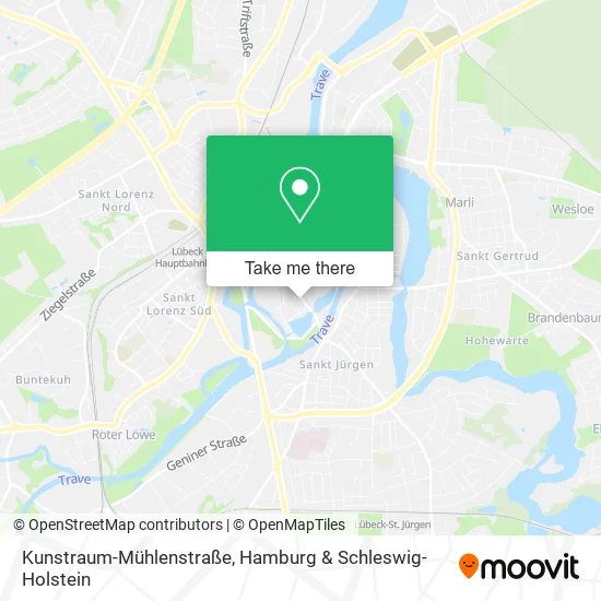 Карта Kunstraum-Mühlenstraße