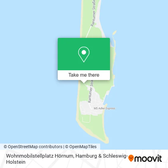 Карта Wohnmobilstellplatz Hörnum