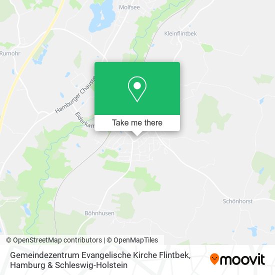 Gemeindezentrum Evangelische Kirche Flintbek map