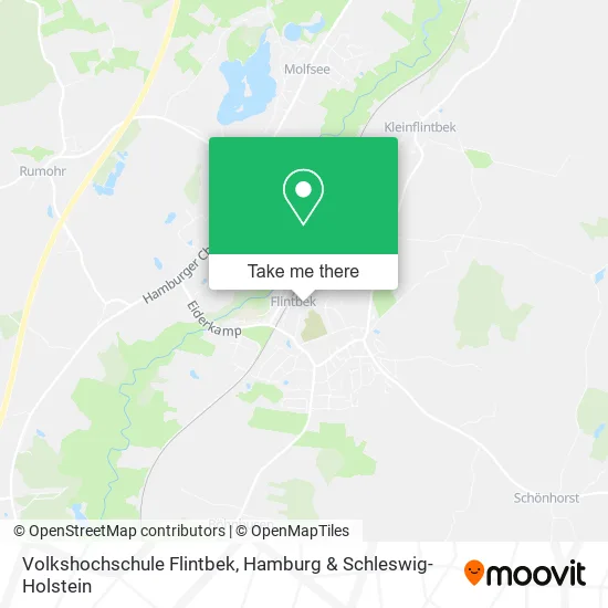 Карта Volkshochschule Flintbek