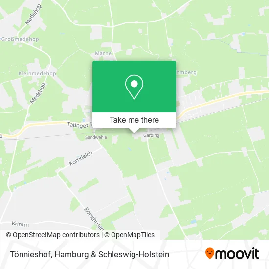 Карта Tönnieshof