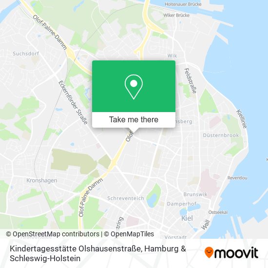 Kindertagesstätte Olshausenstraße map