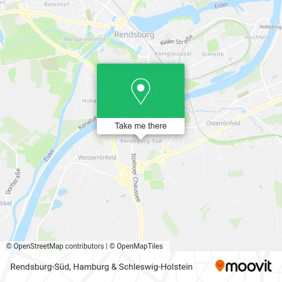 Rendsburg-Süd map