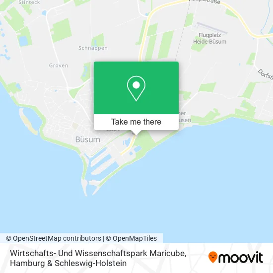 Карта Wirtschafts- Und Wissenschaftspark Maricube