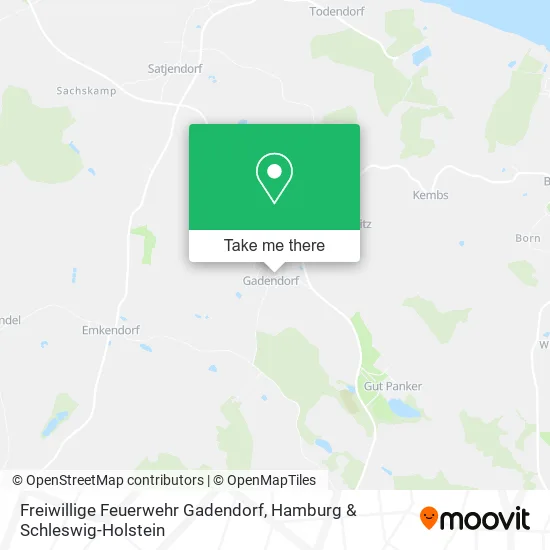 Карта Freiwillige Feuerwehr Gadendorf