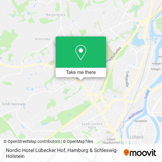 Nordic Hotel Lübecker Hof map