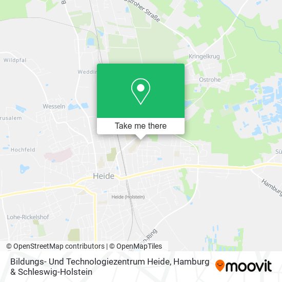 Карта Bildungs- Und Technologiezentrum Heide