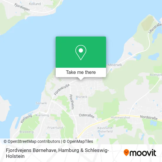 Карта Fjordvejens Børnehave