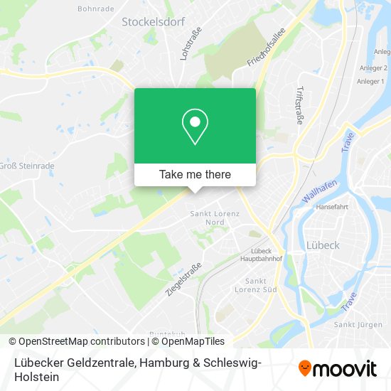 Lübecker Geldzentrale map