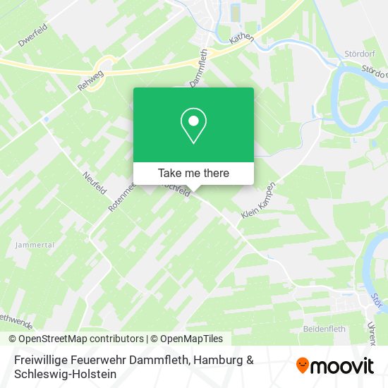 Freiwillige Feuerwehr Dammfleth map
