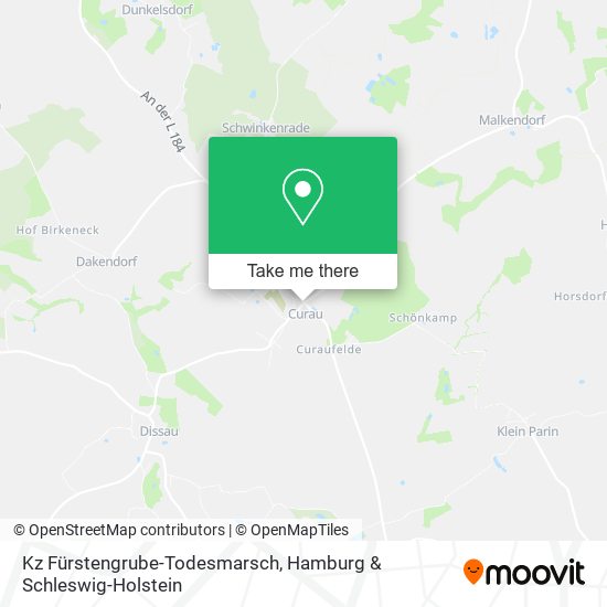 Kz Fürstengrube-Todesmarsch map