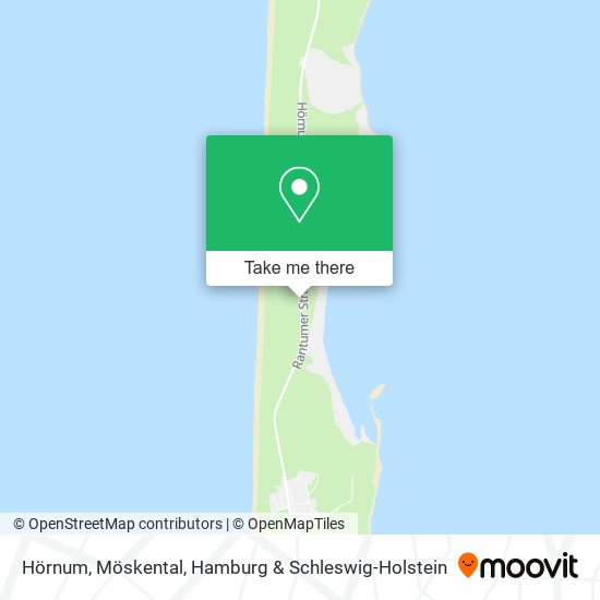 Hörnum, Möskental map