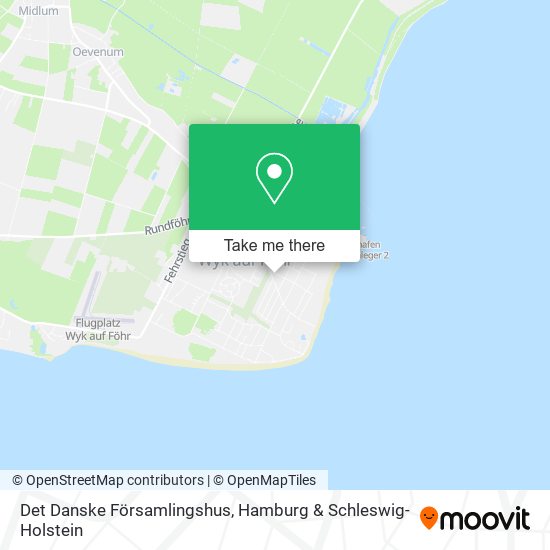 Det Danske Församlingshus map