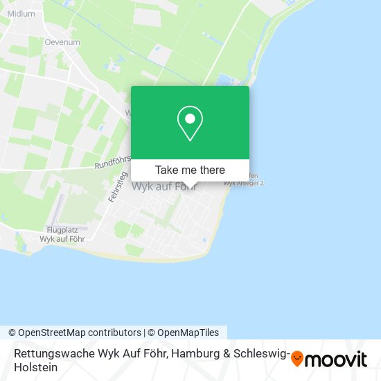 Rettungswache Wyk Auf Föhr map