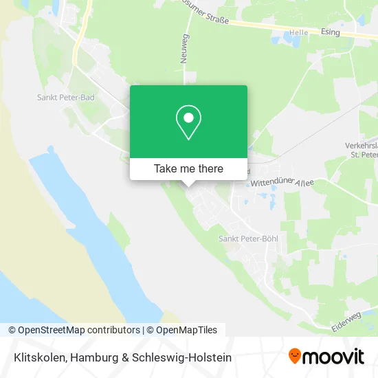 Карта Klitskolen