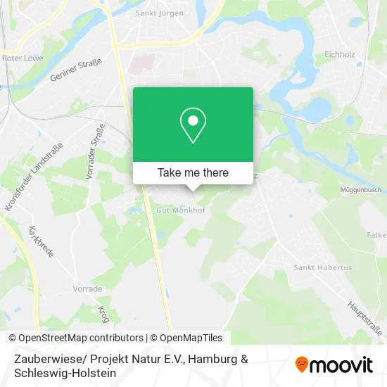 Карта Zauberwiese/ Projekt Natur E.V.