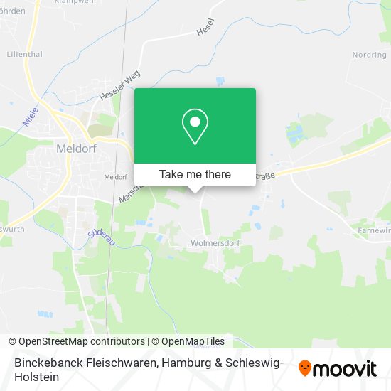 Binckebanck Fleischwaren map