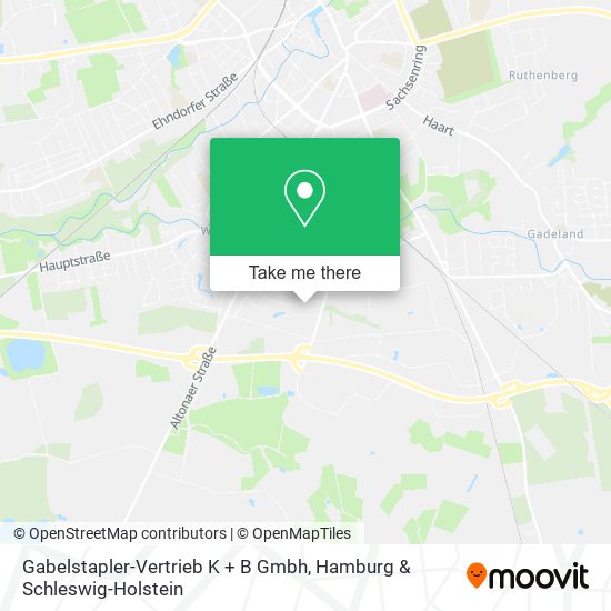 Gabelstapler-Vertrieb K + B Gmbh map