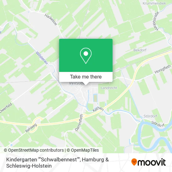 Карта Kindergarten &quot;&quot;Schwalbennest&quot;&quot;