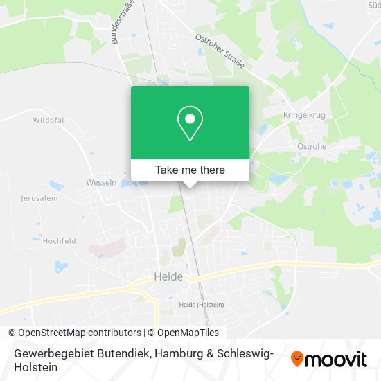 Gewerbegebiet Butendiek map