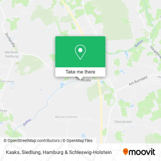 Карта Kaaks, Siedlung