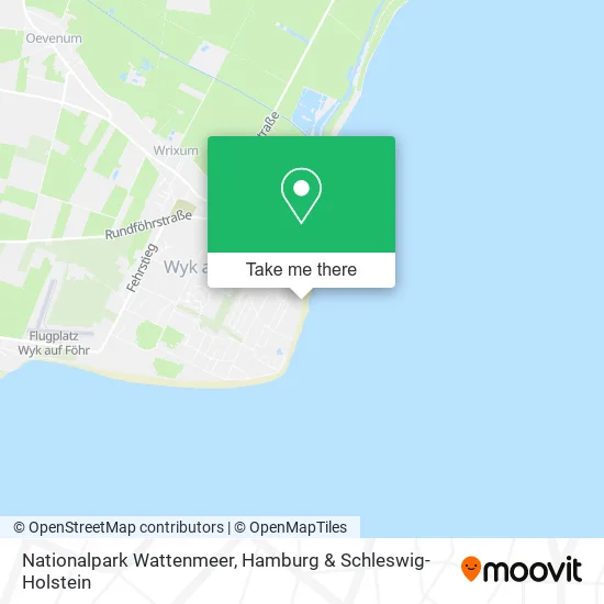 Карта Nationalpark Wattenmeer