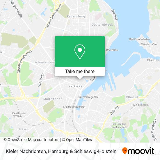 Kieler Nachrichten map