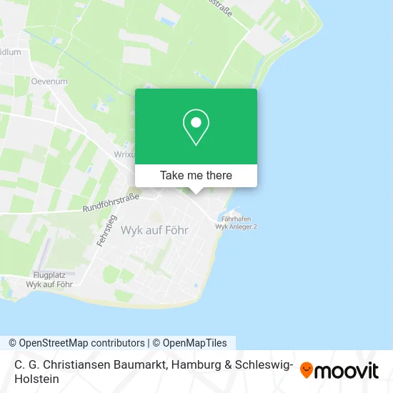Карта C. G. Christiansen Baumarkt